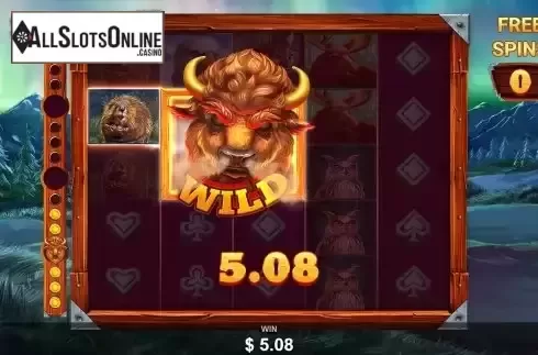 Free Spins Gameplay Screen