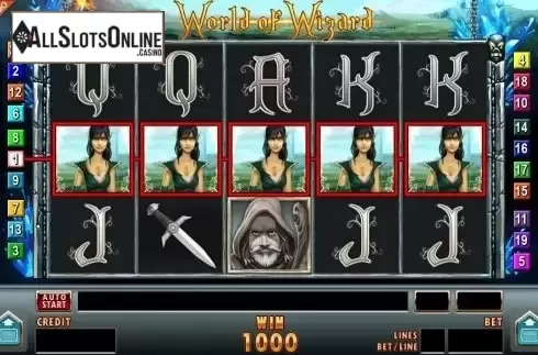 Screen6. World of Wizard from Merkur