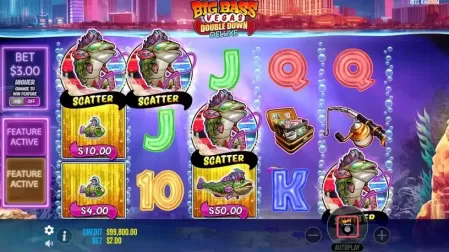 Big Bass Vegas Double Down Deluxe slot screenshot 2