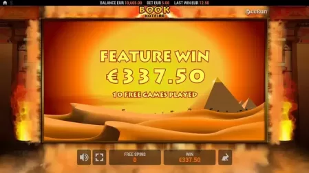 Book HOTFIRE slot screenshot 7