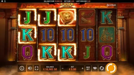 Book HOTFIRE slot screenshot 2
