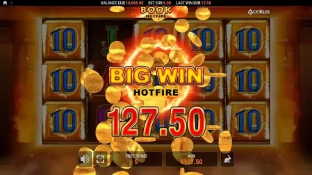 Book HOTFIRE slot screenshot 5