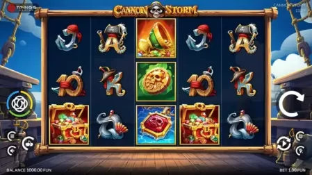 Cannon Storm slot screenshot 1