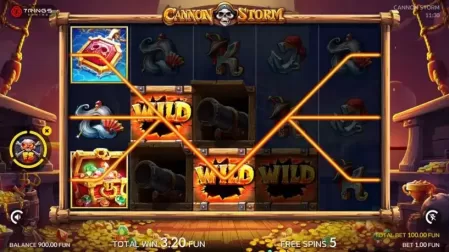 Cannon Storm slot screenshot 5