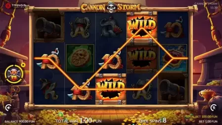 Cannon Storm slot screenshot 4