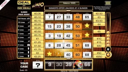 Deal Or No Deal Slingo slot screenshot 3