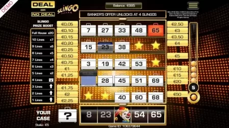 Deal Or No Deal Slingo slot screenshot 4