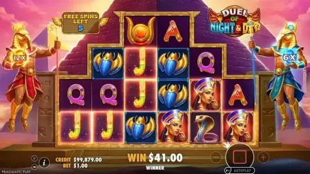 Duel of Night & Day slot screenshot 6