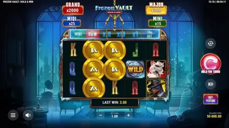 Frozen Vault: Hold&Win slot screenshot 1