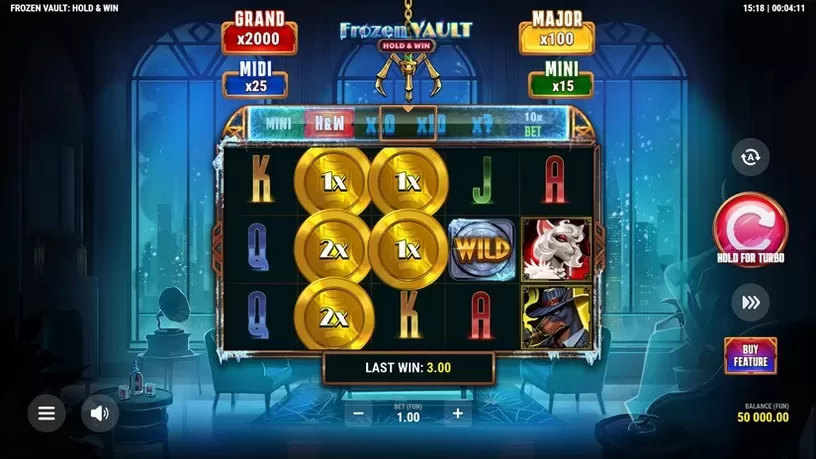 Frozen Vault: Hold&Win slot screenshot 1