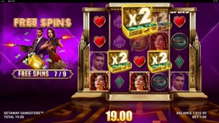 Getaway Gangsters slot screenshot 4