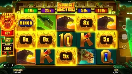 Great Aztec slot screenshot 2