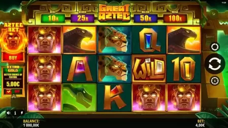 Great Aztec slot screenshot 1