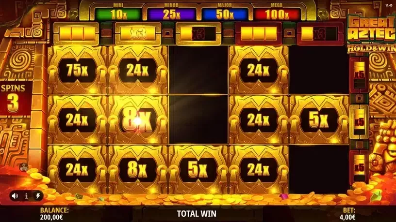 Great Aztec slot screenshot 4