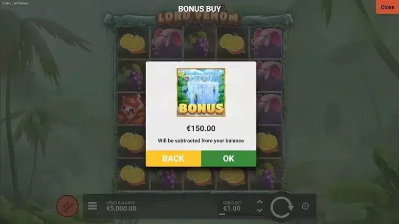 Lord Venom slot screenshot 2