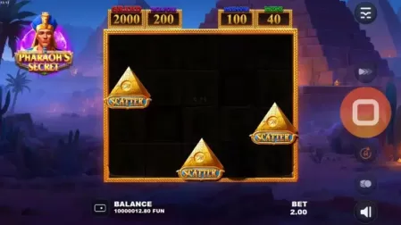 Pharaoh’s Secret slot screenshot 5