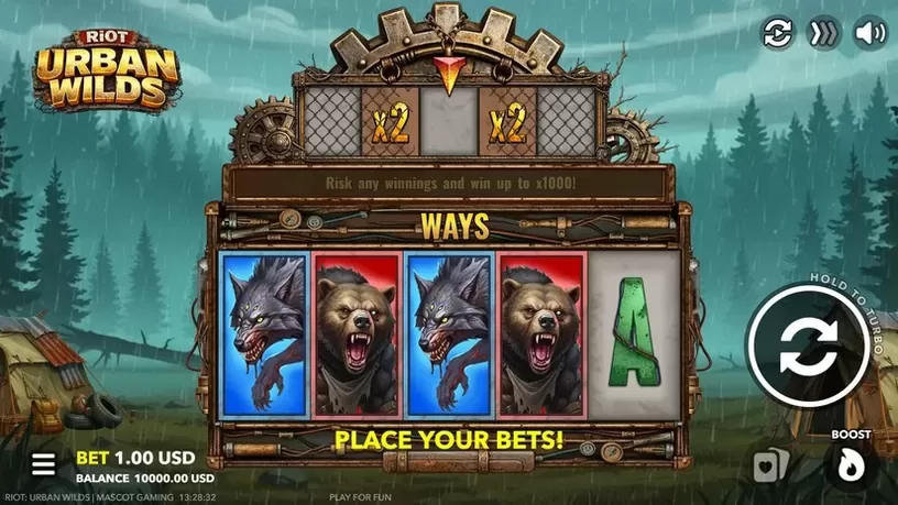 Riot: Urban Wilds slot screenshot 