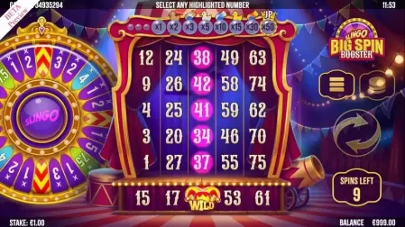 Slingo Big Spin Booster slot screenshot 2