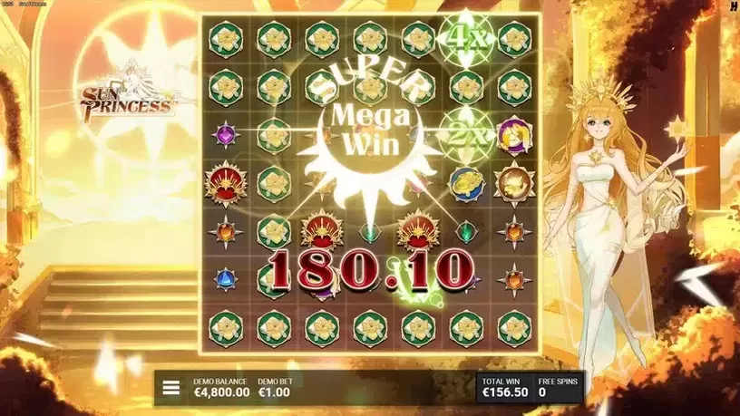 Sun Princess slot screenshot 6