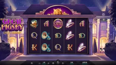 The Great Pigsby Dream Drop slot screenshot 1