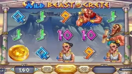 The Wild Beast of Crete slot screenshot 1