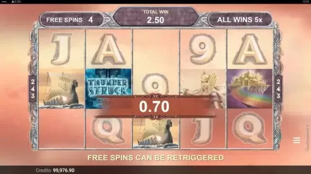 Thunderstruck 2 slot screenshot 4