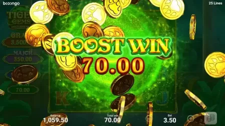 Tiger Gems slot screenshot 3