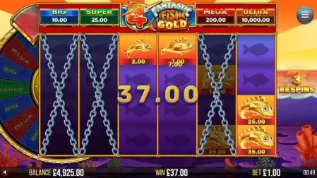 4 Fantastic Fish Gold slot screenshot 4