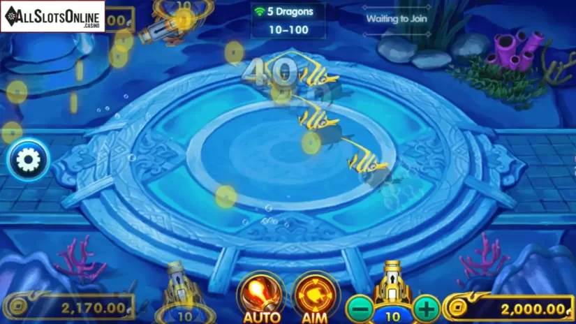 Reel Screen. 5 Dragons Fishing from JDB168