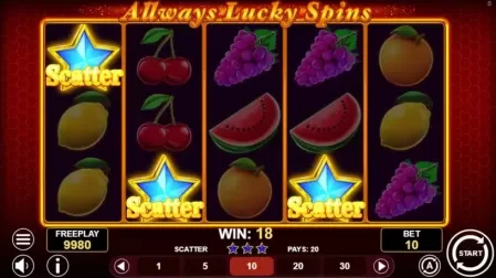 Allways Lucky Spins slot screenshot 2