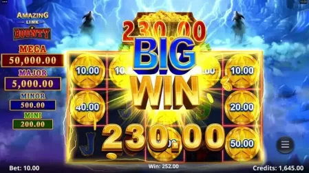 Amazing Link Bounty slot screenshot 7
