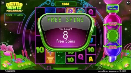 Astro Newts Megaways slot screenshot 2