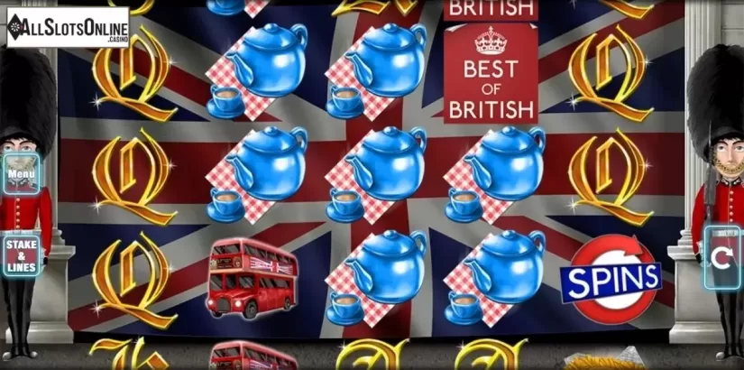 Screen 1. Best of British from Nektan