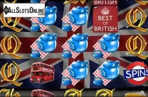 Screen 1. Best of British from Nektan