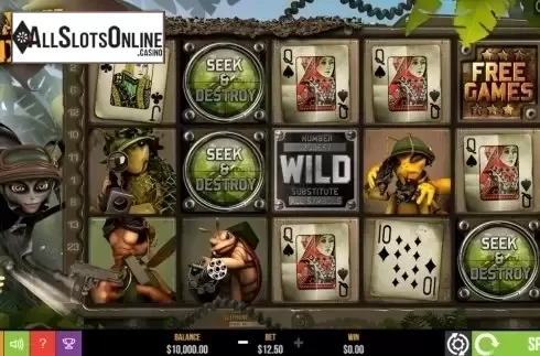 Game Workflow screen. Black Widow (Pariplay) from Pariplay