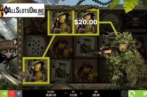 Win Screen. Black Widow (Pariplay) from Pariplay