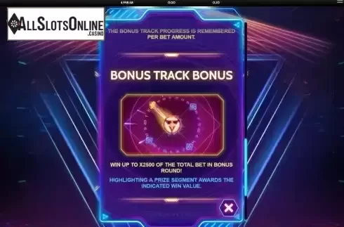 Bonus Game screen 2