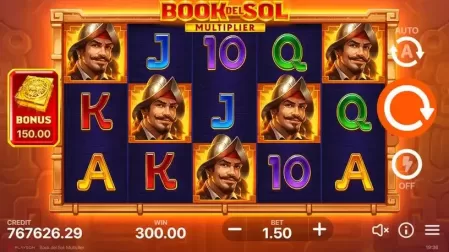 Book del Sol: Multiplier slot screenshot 1
