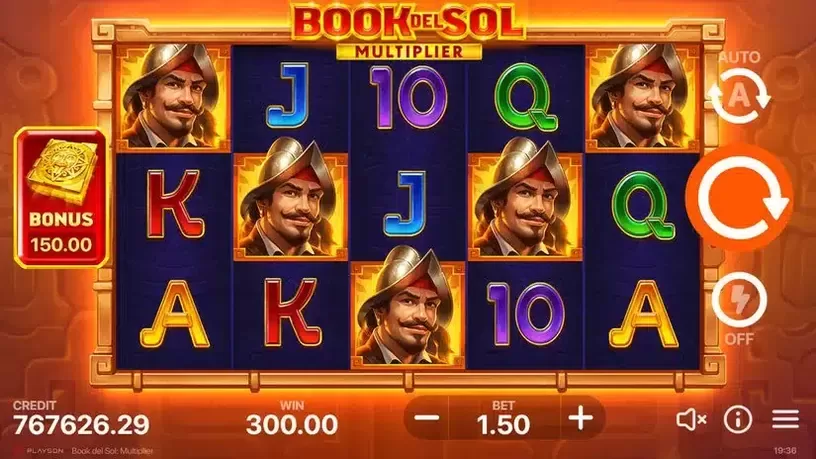 Book del Sol: Multiplier slot screenshot 1