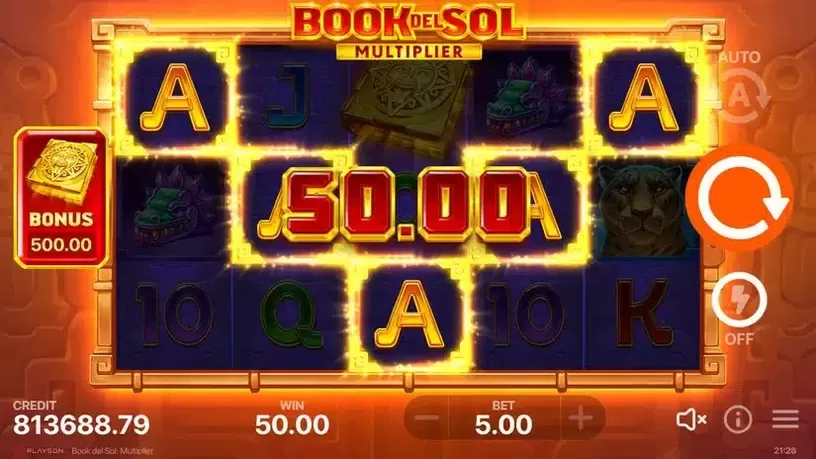 Book del Sol: Multiplier slot screenshot 2