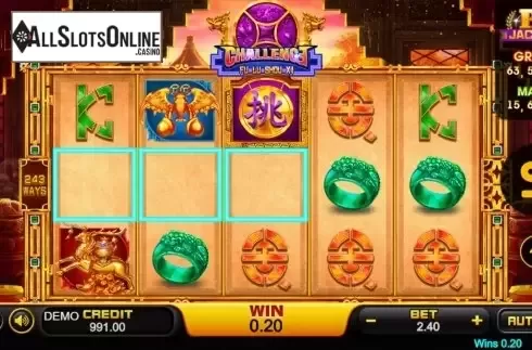 Win Screen . Challenge Fu Lu Shou Xi from PlayStar