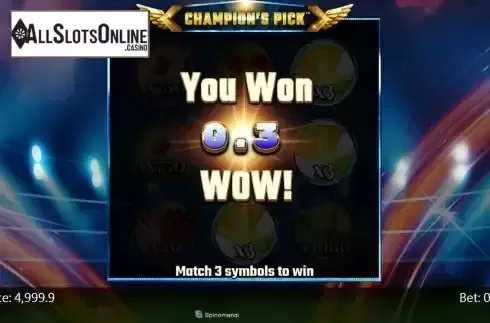 Win screen