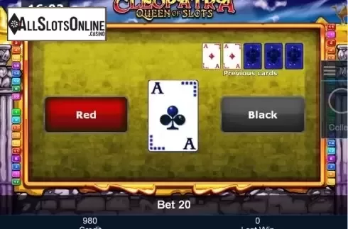 Double Up. Cleopatra Queen of Slots (Green Tube) from Greentube
