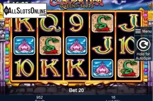 Reels. Cleopatra Queen of Slots (Green Tube) from Greentube