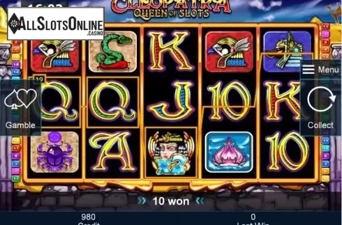 Wild. Cleopatra Queen of Slots (Green Tube) from Greentube