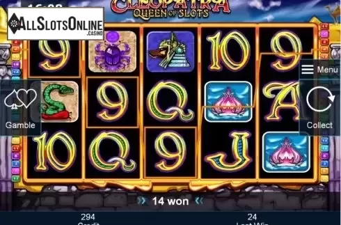 Win. Cleopatra Queen of Slots (Green Tube) from Greentube