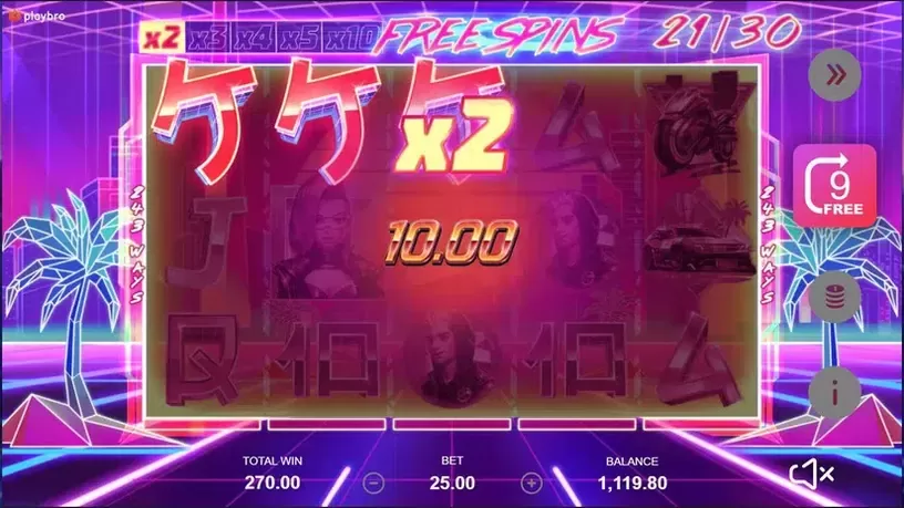 Cyberprize slot screenshot 5