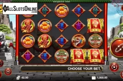 Reel Screen. Da Hong Bao Gold from Genesis
