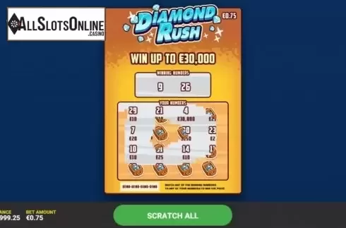 Game Screen 2. Diamond Rush (Hacksaw Gaming) from Hacksaw Gaming