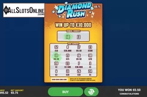 Game Screen 4. Diamond Rush (Hacksaw Gaming) from Hacksaw Gaming